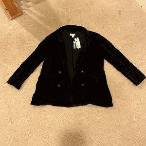 Black Velvet Blazer